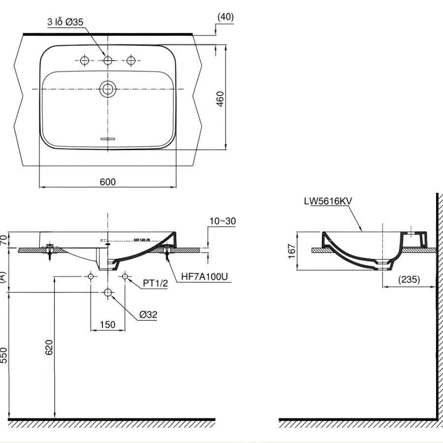 ban ve kich thuoc chau dat ban lavabo lt5616c