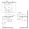 Chậu Rửa Lavabo Toto LT1706#XW Đặt Bàn