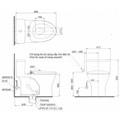 Bồn Cầu Điện Tử 1 Khối TOTO MS855CDW23 Nắp Rửa Washlet TCF47360GAA S7