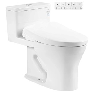 Bồn Cầu Điện Tử 1 Khối TOTO MS855CDW23 Nắp Rửa Washlet TCF47360GAA S7