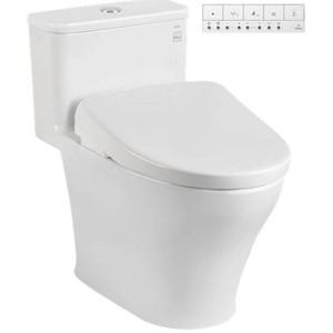 Bồn Cầu Điện Tử 1 Khối TOTO MS857CDW23 Nắp Rửa Washlet TCF47360GAA S7