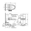 Bồn Cầu Điện Tử 2 Khối TOTO CS948DW18#XW Nắp Rửa Washlet C2 - TCF23710AAA