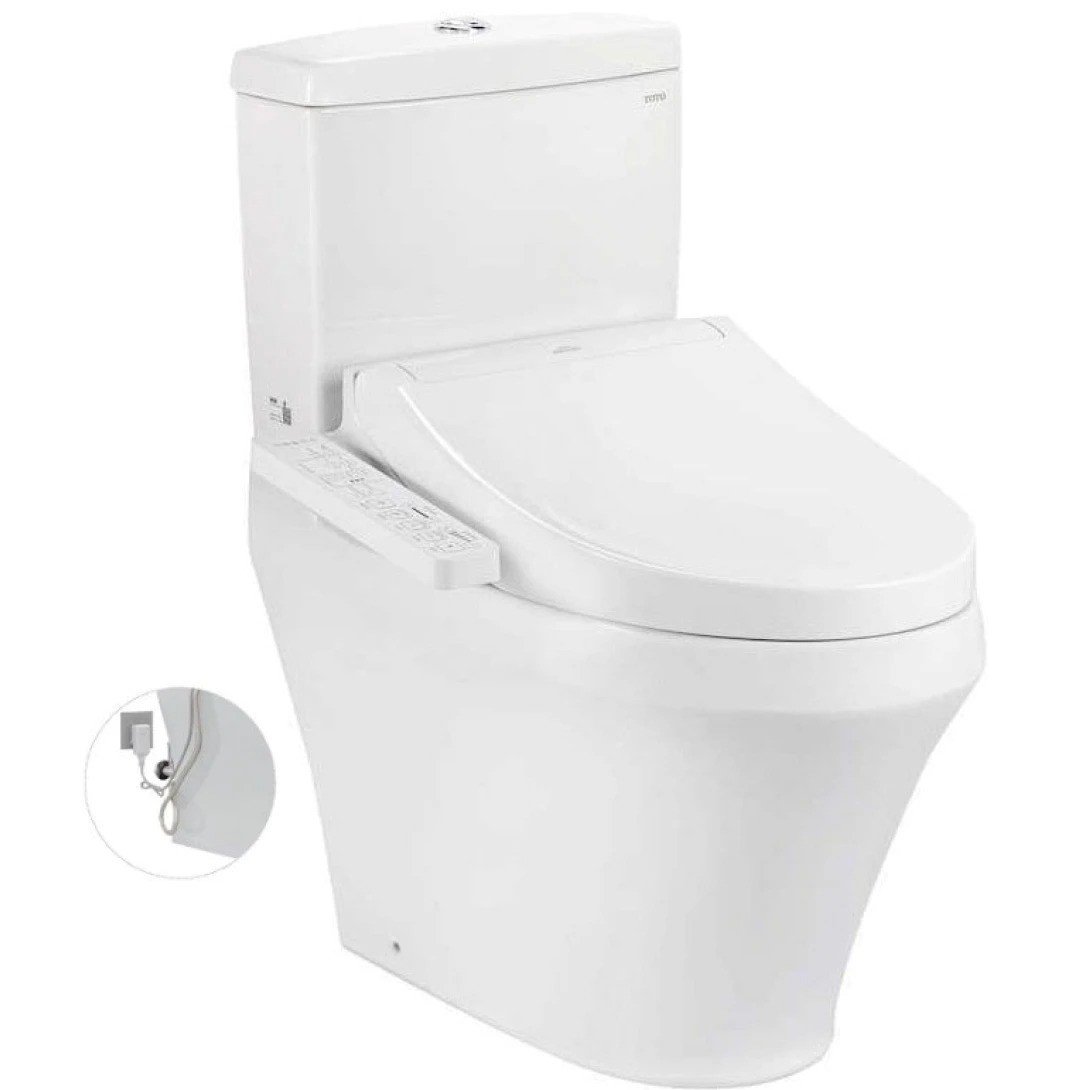 Bồn Cầu Điện Tử 2 Khối TOTO CS948DW16#XW Nắp Rửa Washlet C2 - TCF23410AAA