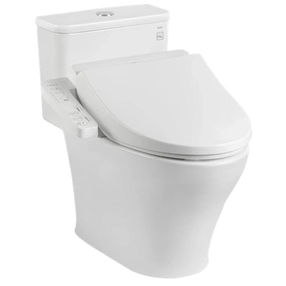 Bồn Cầu Điện Tử 1 Khối TOTO MS857DW18#XW Nắp Rửa Washlet C2 - TCF23710AAA