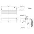 Thanh treo khăn tắm 2 tầng TOTO YTS903BV