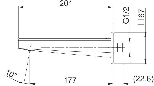 Vòi xả bồn TOTO TBG10001B
