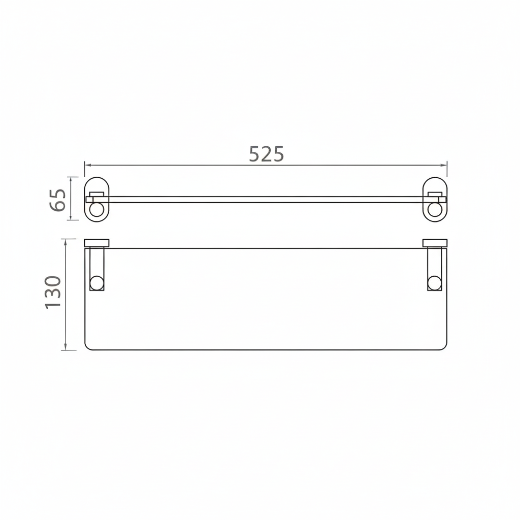 Kệ dưới gương Bosstani BT1505