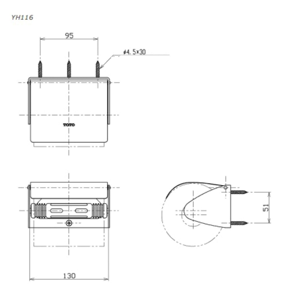 Móc treo giấy vệ sinh TOTO YH116