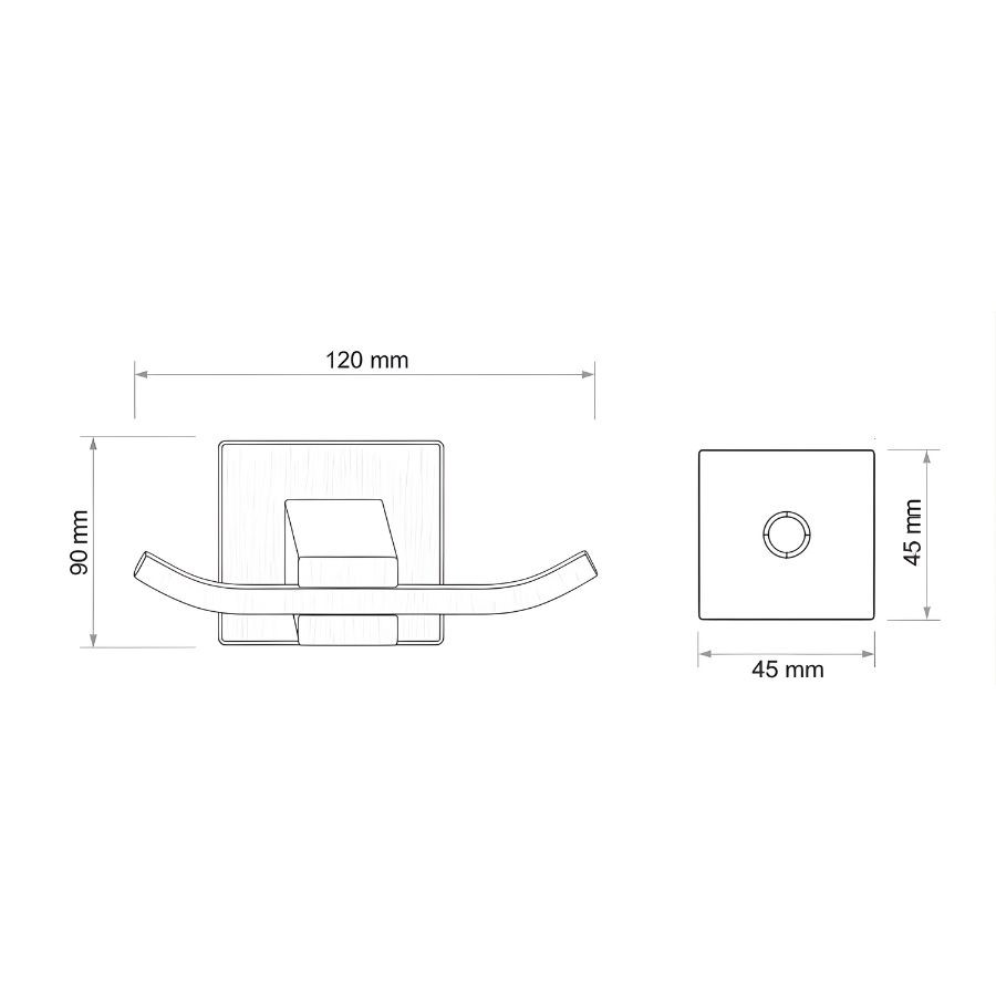 Móc áo đơn Bosstani BT1406