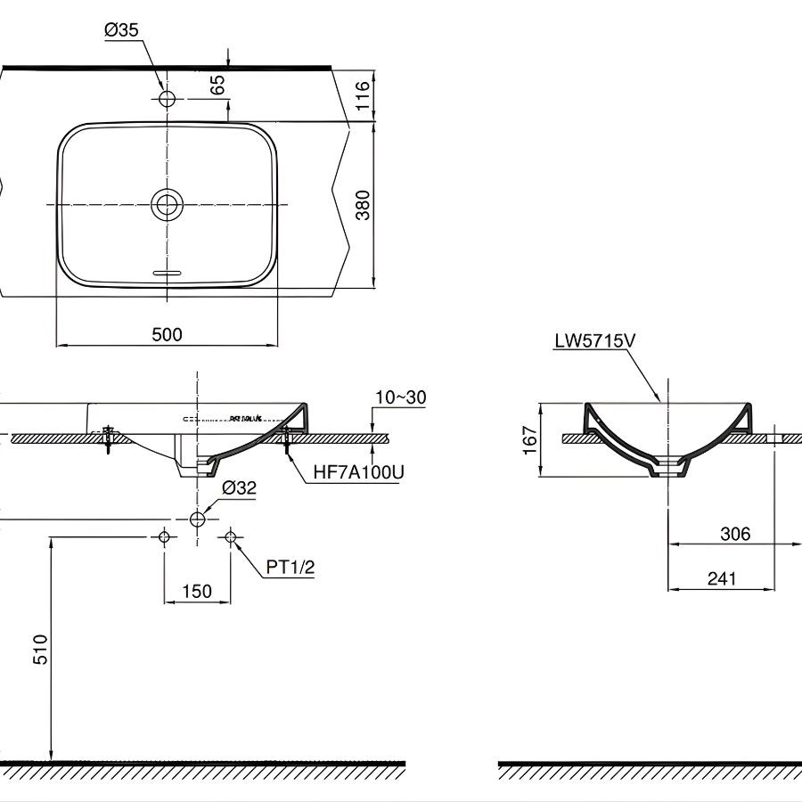 Vòi lavabo nóng lạnh TOTO TLG08301V
