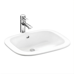 Chậu rửa Lavabo bán âm bàn Toto LW1505V