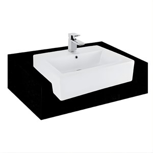 Chậu rửa Lavabo bán âm bàn Toto LT647CS