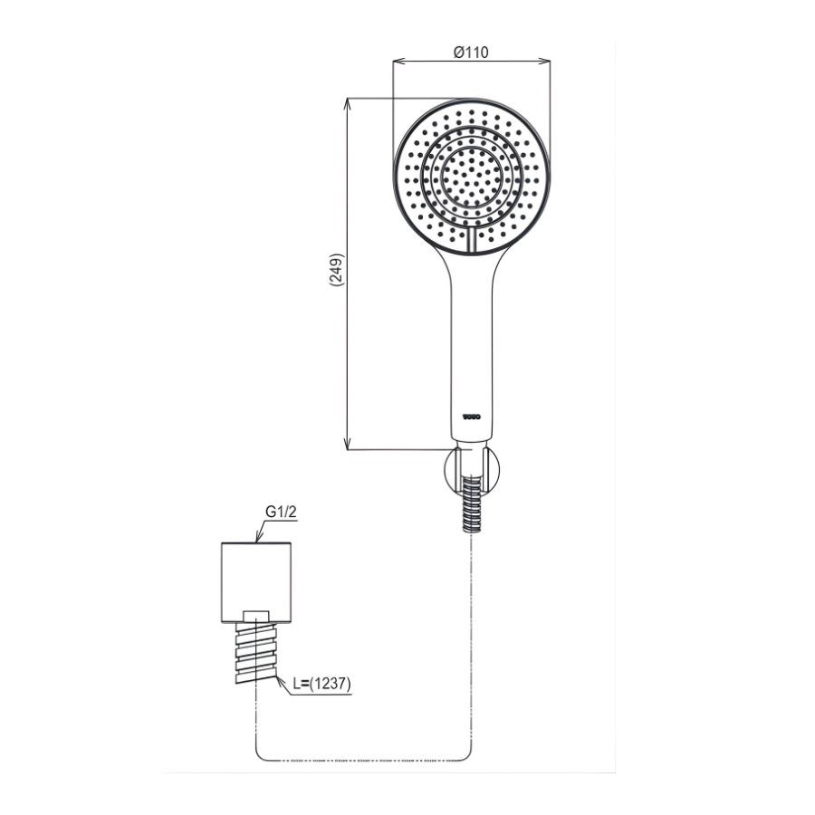 Bát sen cầm tay TOTO TBW09010V