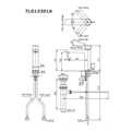 Vòi lavabo nóng lạnh TOTO TLG13301A