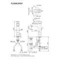 Vòi lavabo nóng lạnh TOTO TLS06305V