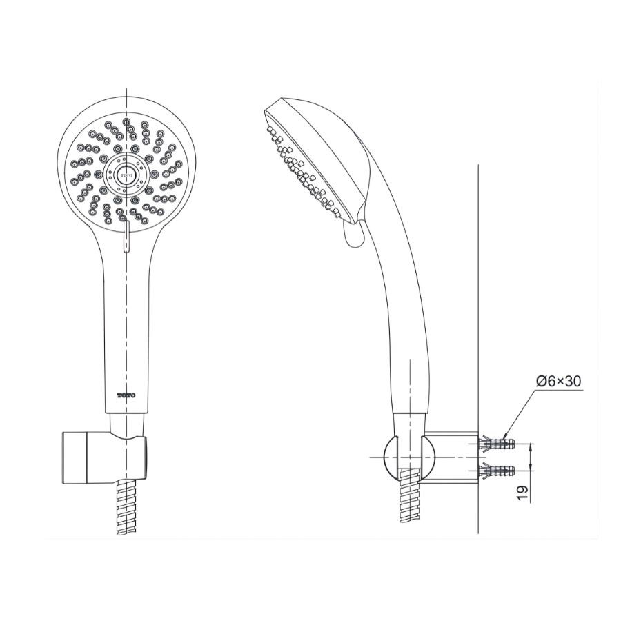 Bát sen cầm tay TOTO DGH108ZR