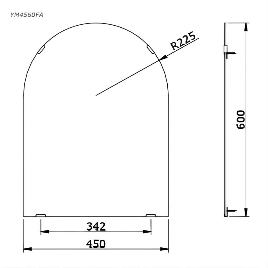 Gương phòng tắm TOTO YM4560FA
