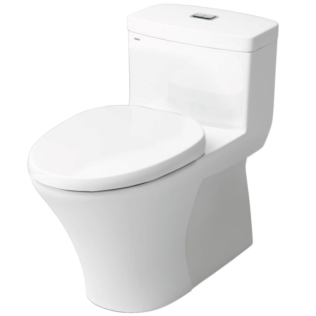 Bồn Cầu 1 Khối INAX AC-900VRN Xả Nhấn