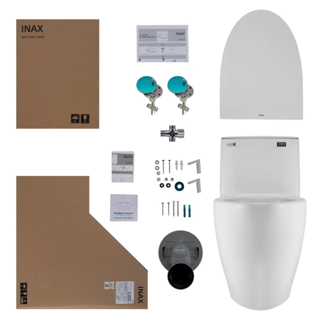 Bồn Cầu 1 Khối INAX AC-902VN Xả Nhấn 