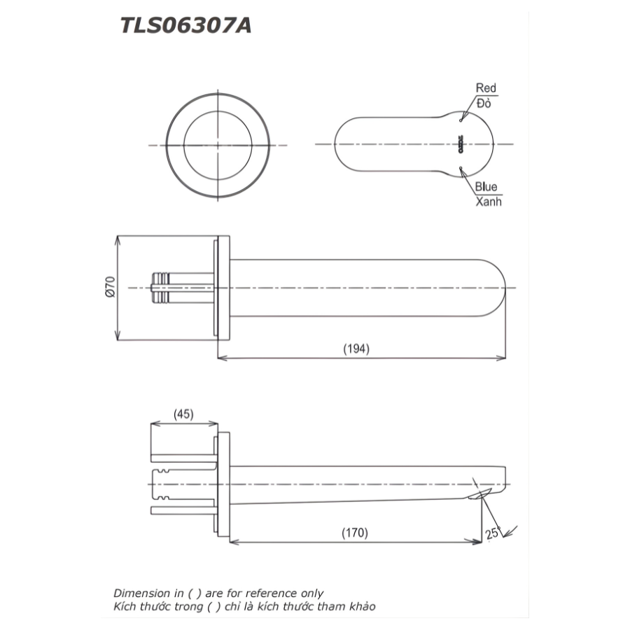 Vòi xả bồn TOTO TLS06307A