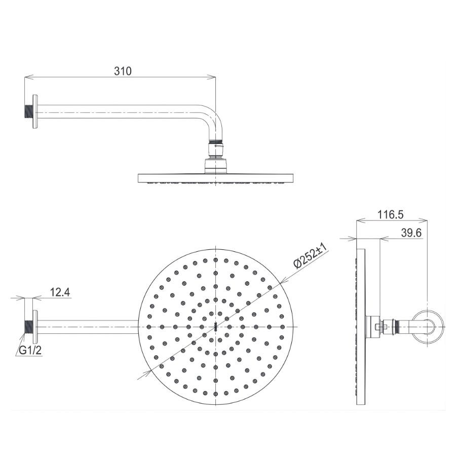 Bát sen gắn tường TOTO TBW10000V
