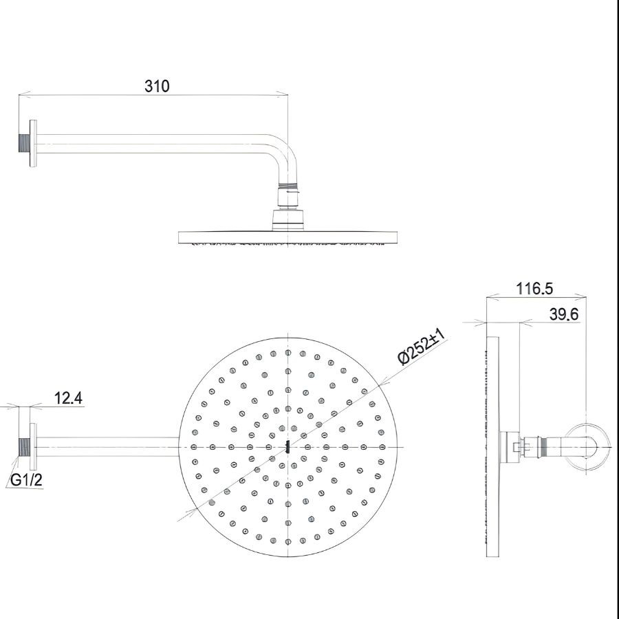 Bát sen gắn trần TOTO TBW10010V