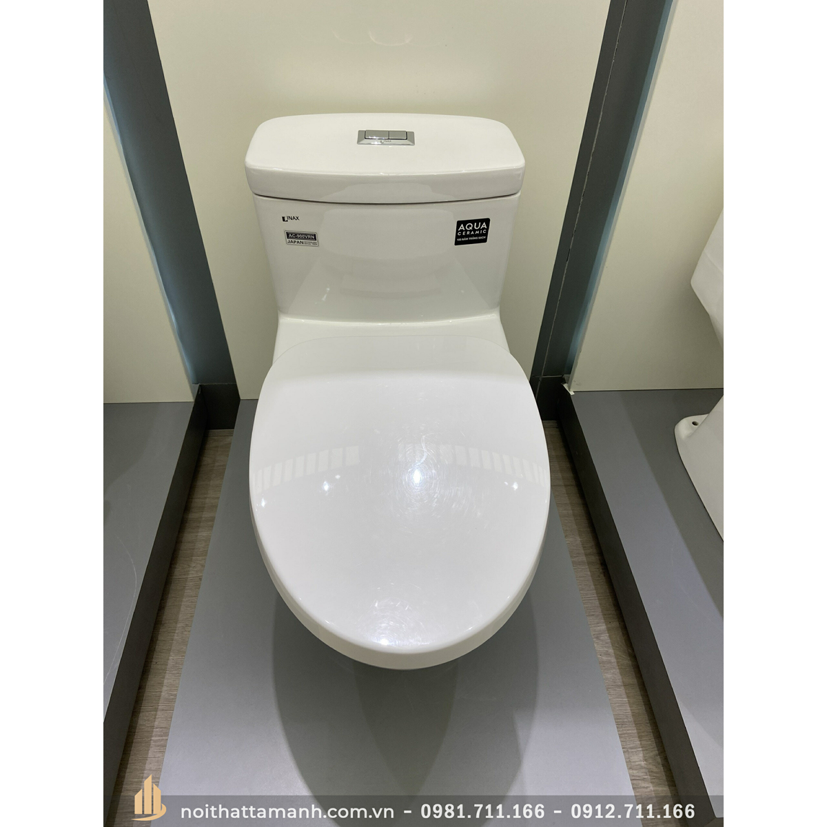 Bồn Cầu 1 Khối INAX AC-900VRN-2 Xả Nhấn