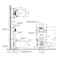 Bồn Cầu TOTO CW553C#XW/TCF33370GAA Treo Tường Giấu Dây Nắp Rửa Điện Tử