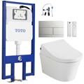 Bồn Cầu TOTO CW553C#XW/TCF34570GAA Treo Tường Giấu Dây Nắp Rửa Điện Tử