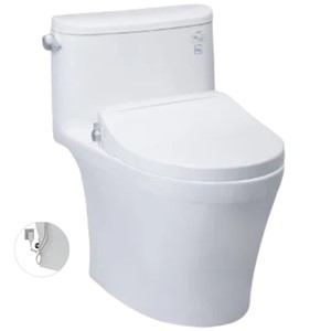 Bồn Cầu TOTO MS887RE2 Một Khối Nắp Rửa Cơ TCW07S