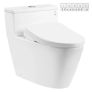 Bồn Cầu Điện Tử 1 Khối TOTO MS625CDW23 Nắp Rửa Washlet TCF47360GAA S7 Giấu Dây