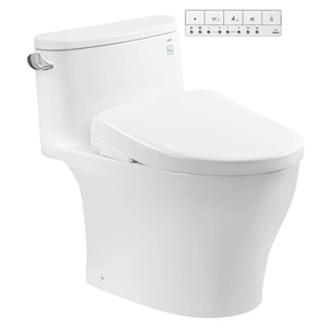 Bồn Cầu Điện Tử 1 Khối TOTO MS887CRW23 Nắp Rửa Washlet TCF47360GAA S7
