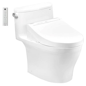 Bồn cầu đặt sàn điện tử TOTO MS887CRW15 Washlet dòng C5