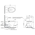 Bồn Cầu TOTO CS838DT8 Hai Khối Nắp TC600VS
