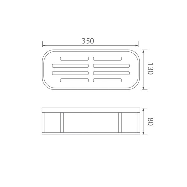 Kệ phòng tắm inox Bosstani BT6104
