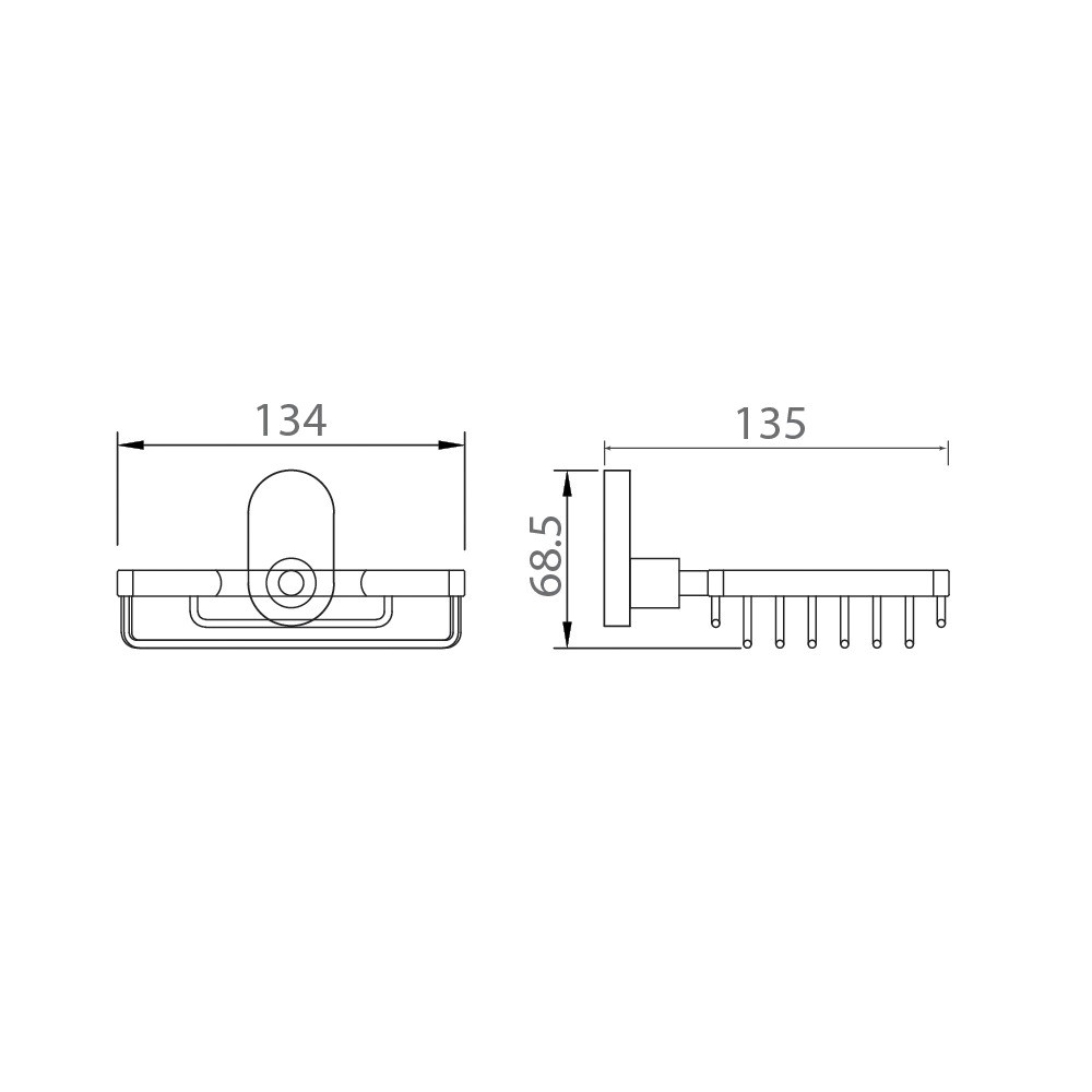 Kệ nan đựng xà phòng Bosstani BT1020