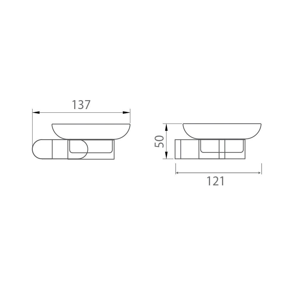 Kệ đĩa đựng xà phòng Bosstani BT1102GA