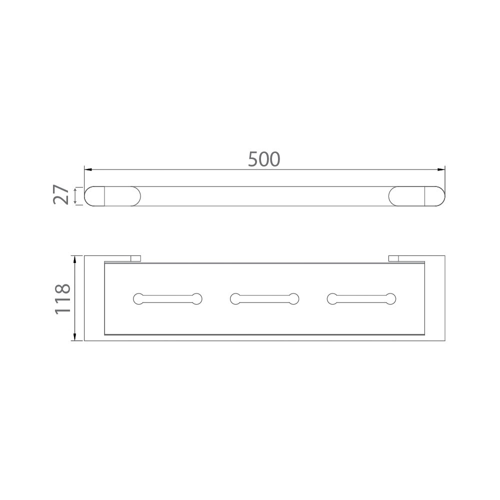 Kệ dưới gương Bosstani BT1105