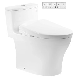 Bồn Cầu Điện Tử 1 Khối TOTO MS885CDW23 Nắp Rửa Washlet TCF47360GAA S7
