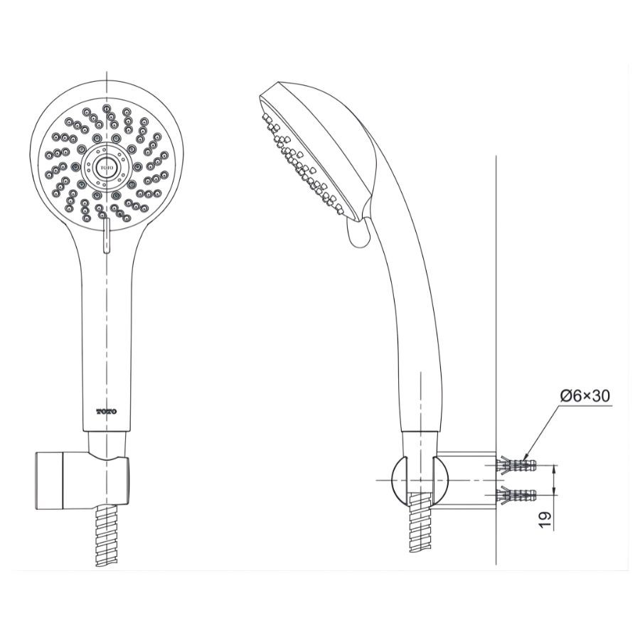 Bát sen cầm tay TOTO DGH108ZR