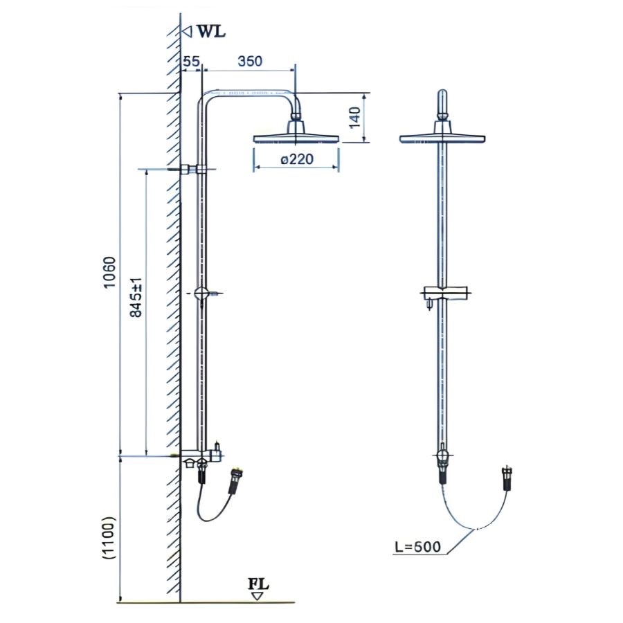  Sen tắm cây Inax BFV-CL2