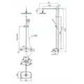  Sen tắm cây nhiệt độ Inax BFV-639T