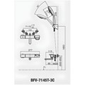 Vòi sen tắm nhiệt độ Inax BFV-7145T-3C