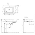 Chậu Rửa Lavabo Toto đặt bàn LW630JDW/F#FRG