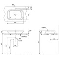 Chậu Rửa Lavabo Toto đặt bàn LW630JDW/F#SCR