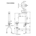 Vòi lavabo nóng lạnh TOTO TLG13305A