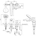 Vòi xả bồn nóng lạnh TOTO TBG09305AA