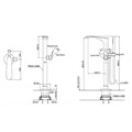 Vòi xả bồn nóng lạnh TOTO TBG01306BA/TBN01105B