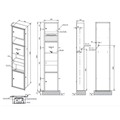 Máy sấy tay TOTO TYC602P âm tường