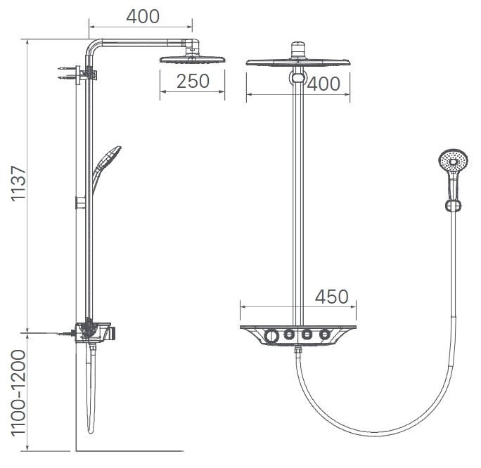  Sen tắm cây Inax cao cấp BFV-655T